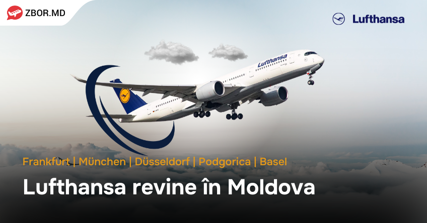 Lufthansa Revine în Moldova